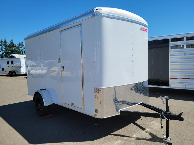 2023 Mirage Trailers XCEL 6X12 Enclosed Cargo Trailer - 3/4" Plywood Floor - 3/8" Plywood Side Wall - 6" Extra height - Spare Tire w/ Mount - Single Axle w/ 4- Way Wiring- Steal Frame w/ Aluminum Skin - 2023 Mirage Trailers XCEL 6X12 Enclosed Cargo Trailer - 3/4" Plywood Floor - 3/8" Plywood Side Wall - 6" Extra height - Spare Tire w/ Mount - Single Axle w/ 4- Way Wiring- Steal Frame w/ Aluminum Skin -