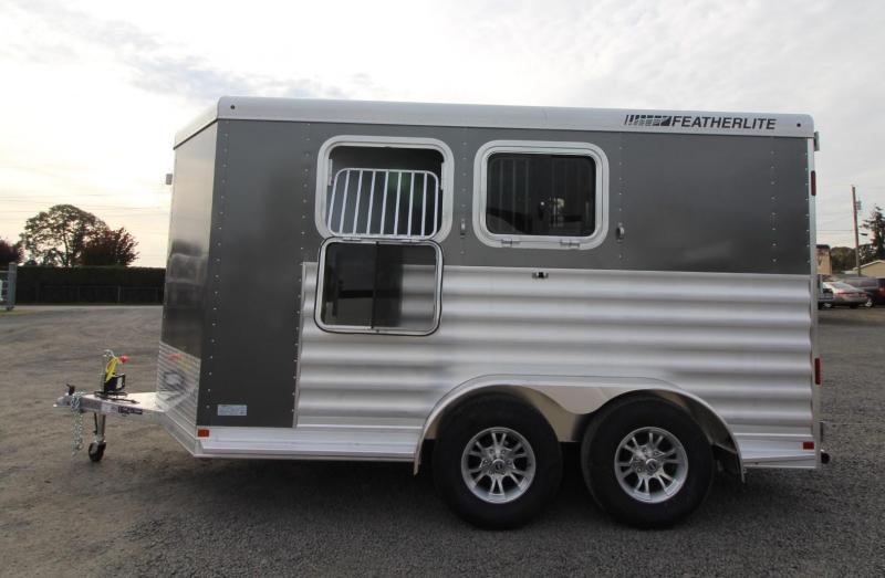 2020 Featherlite 7441 - w/ Rear Tack - 2 Tie saddle rack - Double rear doors - Large Dressing Room - 2 Horse Trailer 2020 Featherlite 7441 - w/ Rear Tack - 2 Tie saddle rack - Double rear doors - Large Dressing Room - 2 Horse Trailer