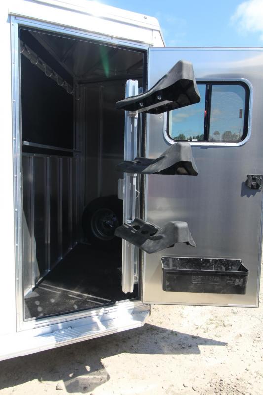 2021 Frontier Strider 3 Horse Trailer - 7'5" Tall - Extruded Side