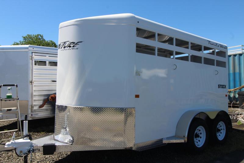 2023 Trails West Advenure || 14ft Stock Horse Trailer 2023 Trails West Advenure || 14ft Stock Horse Trailer