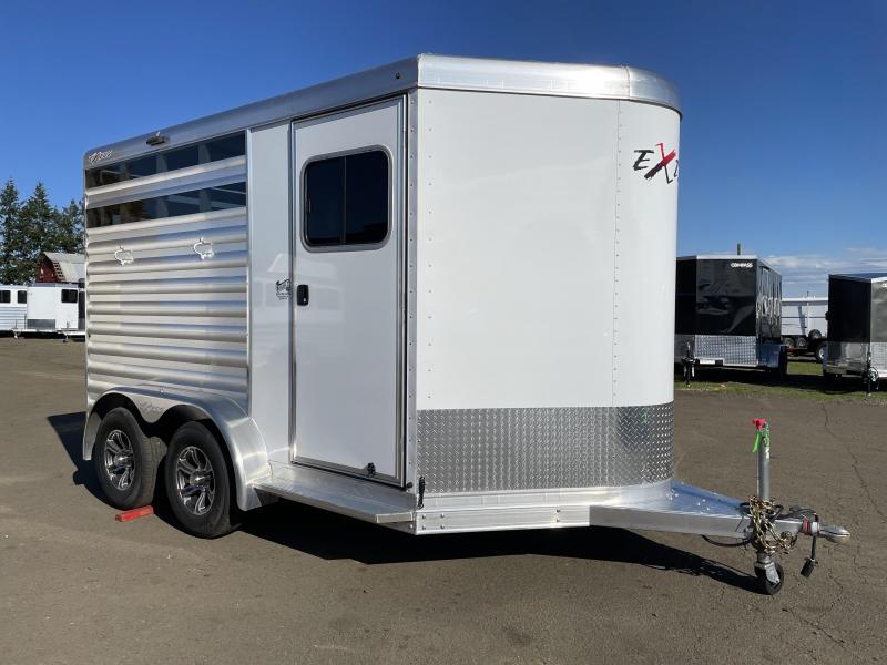 2022 Exiss Express CXF 2 Horse Bumper Pull - Air Gaps with Removable Plexiglass - Drop Down Windows & Bars - Single Rear Door - 2022 Exiss Express CXF 2 Horse Bumper Pull - Air Gaps with Removable Plexiglass - Drop Down Windows & Bars - Single Rear Door -