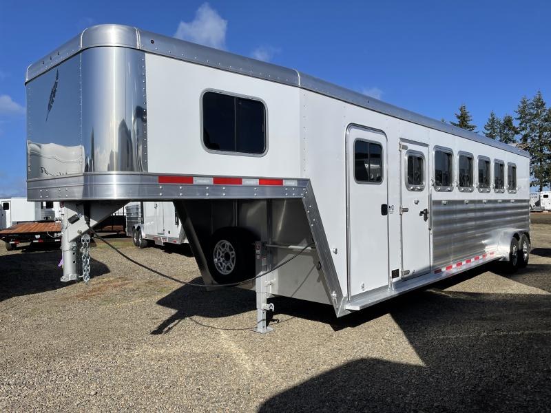 2022 Featherlite 6H GN - All Aluminum Construction - Escape Door - Easy Care Floor - 7'6'' Tall - Adjustable Saddle Rack 2022 Featherlite 6H GN - All Aluminum Construction - Escape Door - Easy Care Floor - 7'6'' Tall - Adjustable Saddle Rack
