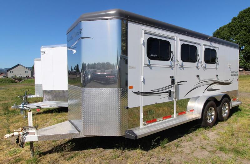 2016 Trails West SIERRA SELECT 3 HORSE TRAILER- ESCAPE DOOR- DROP DOWN WINDOWS Horse Trailer 2016 Trails West SIERRA SELECT 3 HORSE TRAILER- ESCAPE DOOR- DROP DOWN WINDOWS Horse Trailer