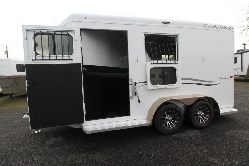 2024 Trails West Classic II 2 Horse Trailer Warmblood Stalls & Height