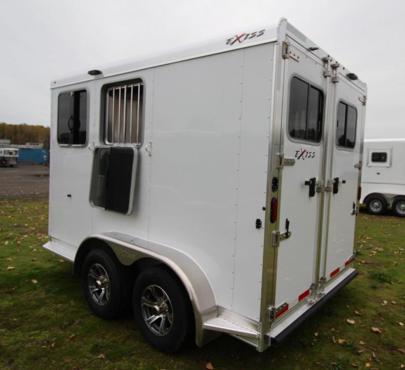 2022 Exiss Express SS 2 Horse Trailer EASY CARE FLOORING LOAD