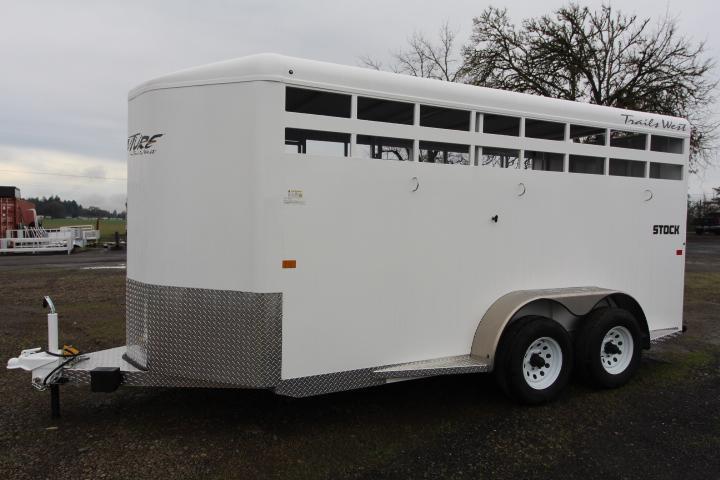 2021 Trails West Adventure 17' Stock-Slider in Rear-Escape Door Livestock Trailer 2021 Trails West Adventure 17' Stock-Slider in Rear-Escape Door Livestock Trailer