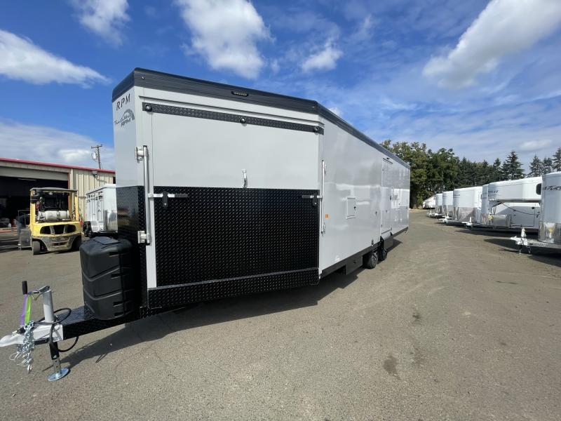 2023 Trails West RPM 28' BP - Burandt Edition - 40 Gallon Fuel Cell w/ Pump - Power Rear Ramp - Upgraded Propane Tanks 2023 Trails West RPM 28' BP - Burandt Edition - 40 Gallon Fuel Cell w/ Pump - Power Rear Ramp - Upgraded Propane Tanks