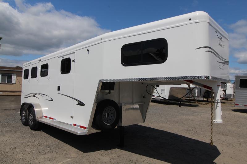 2024 Trails West Classic Gooseneck 3 Horse Trailer Living Quarter