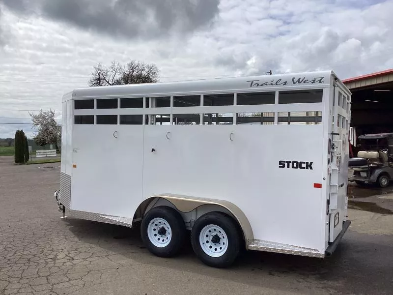 new Stock / Stock Combo Trailers Trails West Manufacturing  for sale, in Albany, OR Thumbnail 2