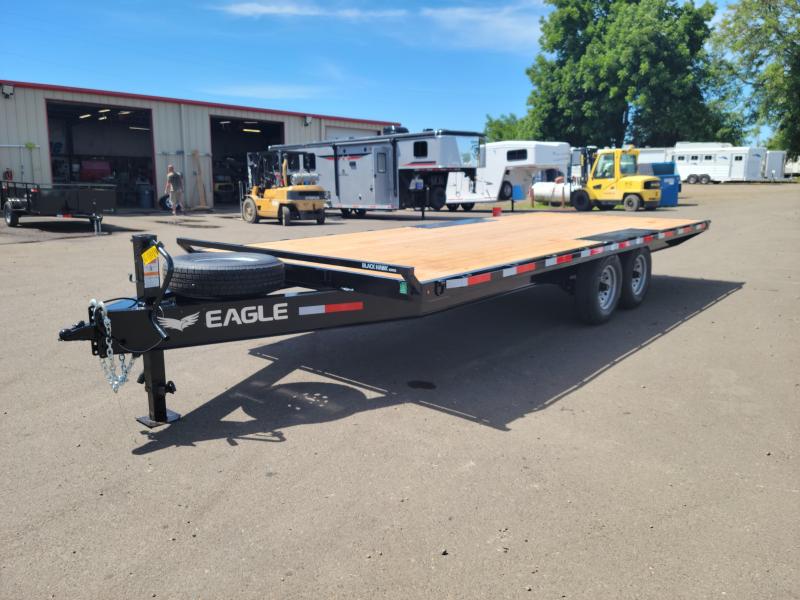 2022 Eagle Trailer BLACK HAWK DECKOVER Utility Trailer - GVWR #14000- (2) #7000 Axle with Brakes - Stake Pockets and Heavy Duty Rub Rail - Dimond Plate Fenders - Hide-a-Away 6' Heavy Duty Ramps 2022 Eagle Trailer BLACK HAWK DECKOVER Utility Trailer - GVWR #14000- (2) #7000 Axle with Brakes - Stake Pockets and Heavy Duty Rub Rail - Dimond Plate Fenders - Hide-a-Away 6' Heavy Duty Ramps
