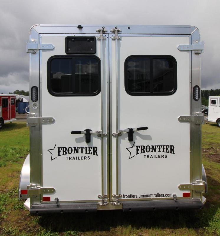 2022 Frontier Strider Aluminum 2 Horse Trailer Heavy Duty Kick Walls