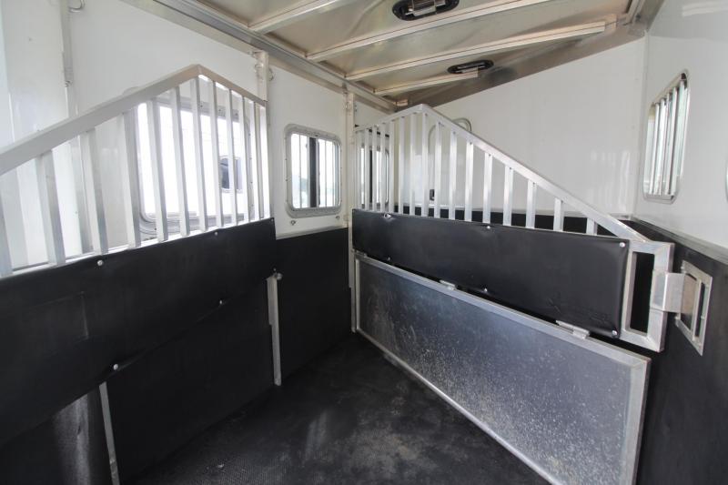 2015 Kiefer Freedom 7308 Living Quarters Aluminum 3 Horse Trailer PRICE