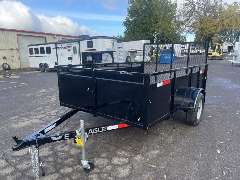 2023 Eagle Trailer Falcon 6X10 Single Axle Utility Trailer Spare Tire