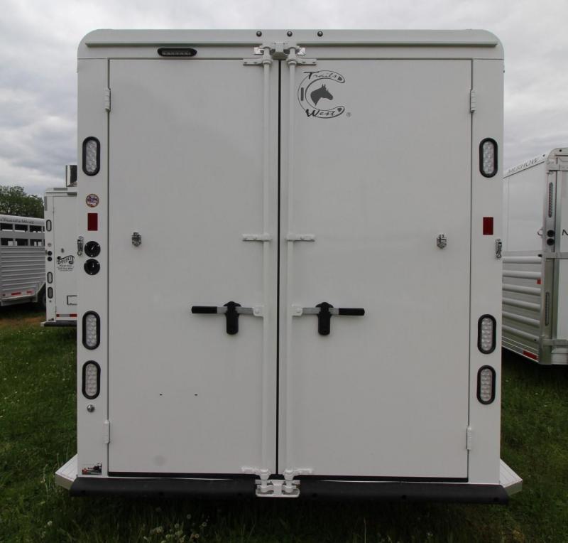 2023 Trails West Classic II 3 Horse Extra Tall Aluminum Skin Steel