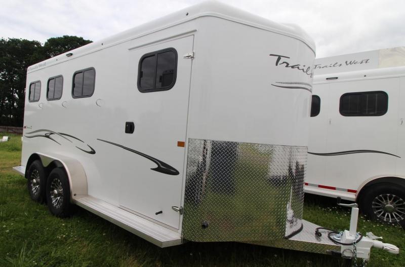 2023 Trails West Classic II 3 Horse Extra Tall Aluminum Skin Steel