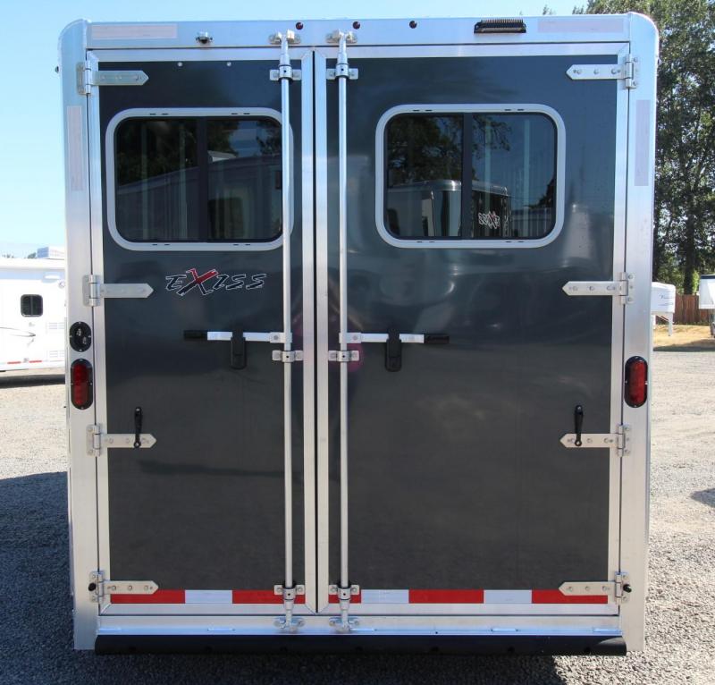 2023 Exiss Express XT 3 Horse Aluminum Trailer Easy care Flooring