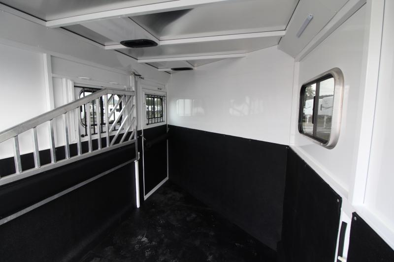 2024 Trails West Classic II 2 Horse Trailer Warmblood Stalls & Height