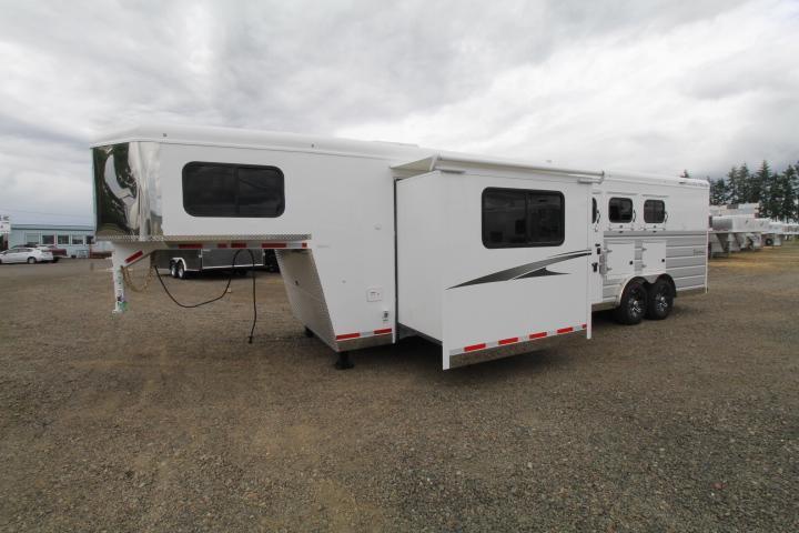 2022 Trails West Sierra LQ 3 Horse 11x15 Slide Out 8' Wide FRT 2022 Trails West Sierra LQ 3 Horse 11x15 Slide Out 8' Wide FRT