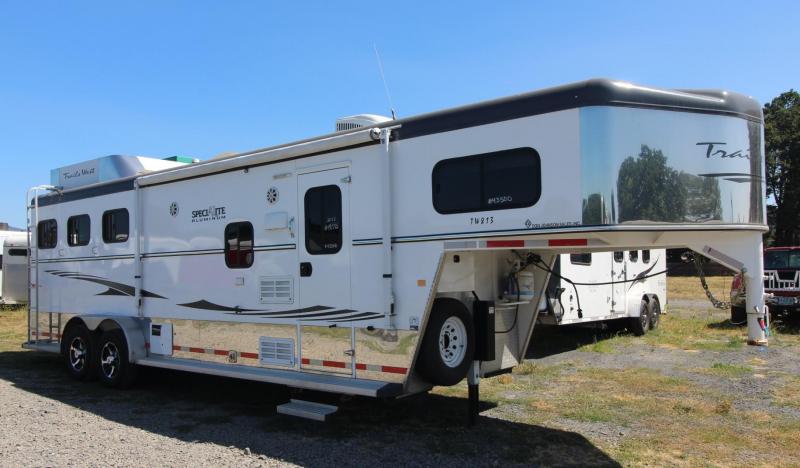 2017 Trails West 7 ft. Wide 8X13 Living Quarters - GENERATOR -3 Horse Trailer 2017 Trails West 7 ft. Wide 8X13 Living Quarters - GENERATOR -3 Horse Trailer