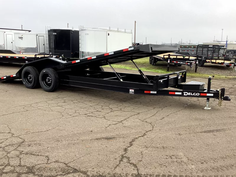 2026 Delco T722 Bumper Tilt 102" x 22' 14K  Equipment Trailer-