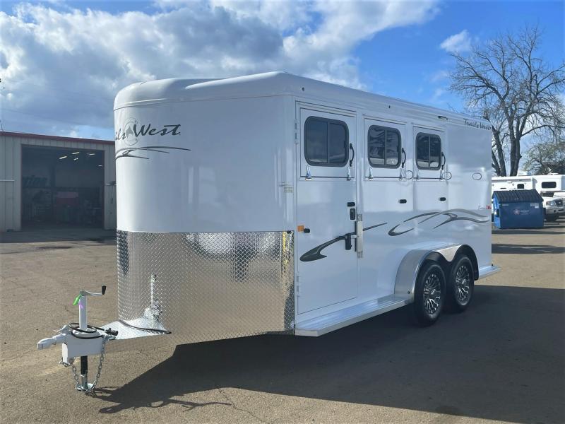 2023 Trails West Classic 3H Horse Trailer Height 7'0" Width 7'0