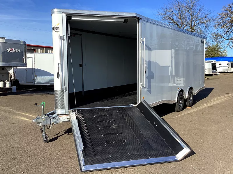 2026 Mission 8.5 x 22 Enclosed All-Sport Peak Value-15" aluminum wheels-78"T side access door-3" addt'l box height