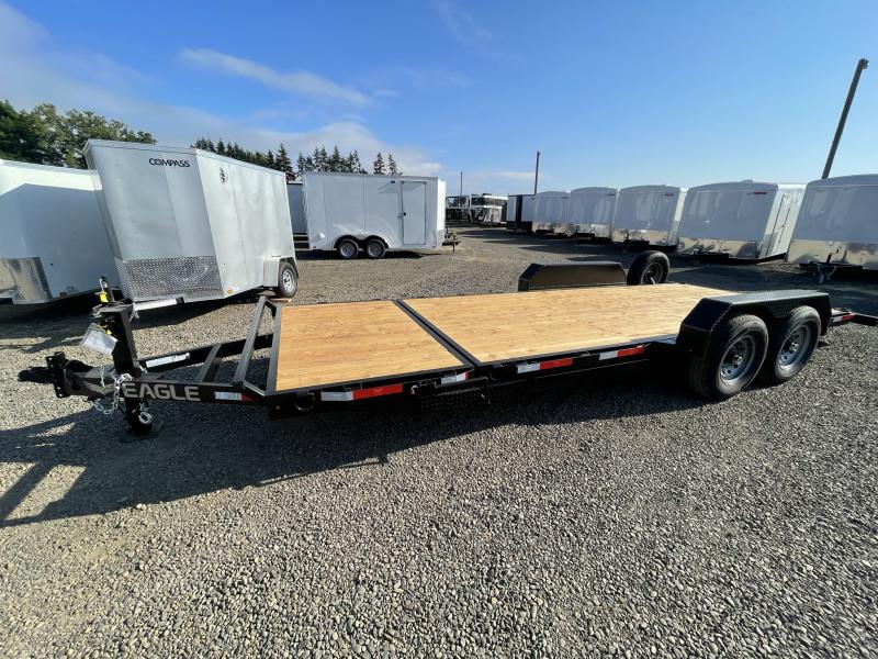 2022 Eagle Trailer 7X20 Black Hawk Split Tilt Bed Tandem Axle 14K Trailer - Adjustable Coupler - (4)D-rings - Diamond Plate Fenders - Stake Pockets - Heavy Duty Rub Rail - LED Lights - Spare tire and Mount 2022 Eagle Trailer 7X20 Black Hawk Split Tilt Bed Tandem Axle 14K Trailer - Adjustable Coupler - (4)D-rings - Diamond Plate Fenders - Stake Pockets - Heavy Duty Rub Rail - LED Lights - Spare tire and Mount