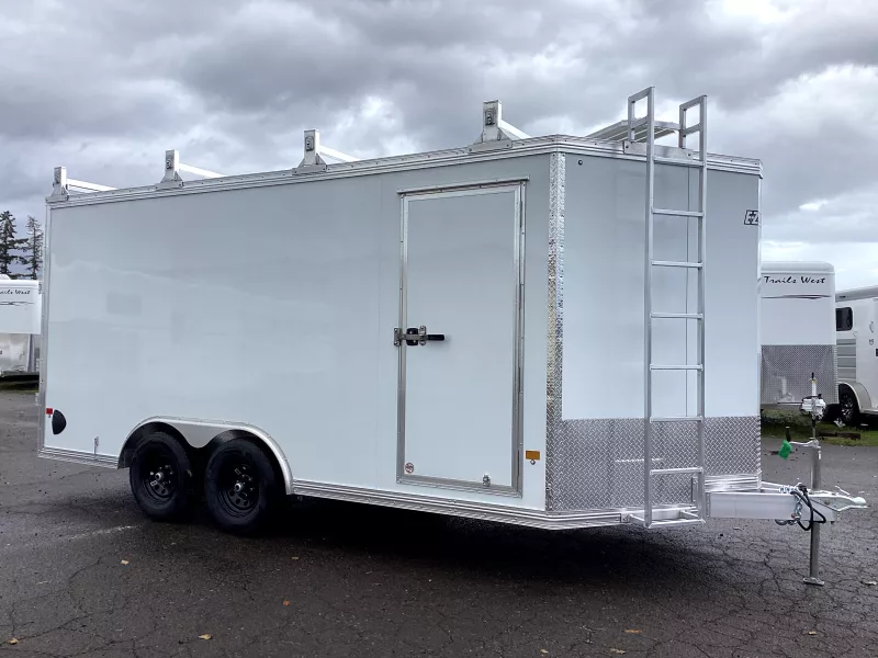2026 ALCOM EZ HAULER ULTIMATE CONTRACTOR TRAILER-8.5X16-10K-LADDER AND ROOF RACK-DOUBLE DOORS-RAMPS!