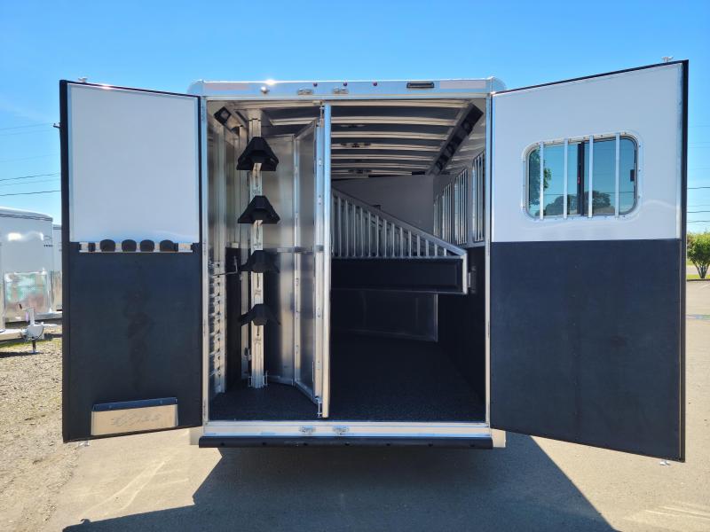 2022 Exiss Escape 7408 Living Quarters Horse Trailer 4 Horse Living