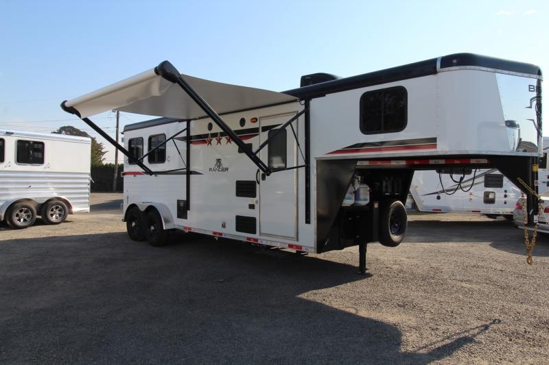 2023 Bison Ranger 7208 - 8ft SW Living Quarters 2 Horse Trailer - PRICE REDUCED - Lined & Insualted Horse Area 2023 Bison Ranger 7208 - 8ft SW Living Quarters 2 Horse Trailer - PRICE REDUCED - Lined & Insualted Horse Area