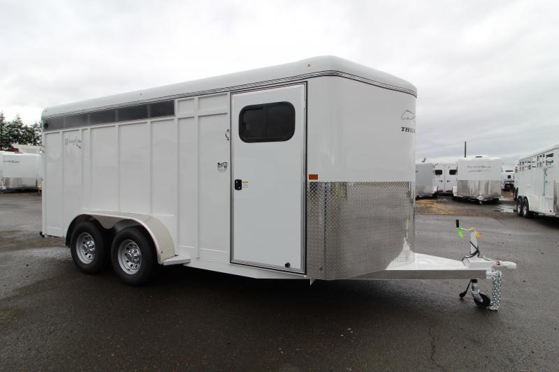 2021 ThuroBilt Wrangler Plus 3 Horse Trailer Single Wall