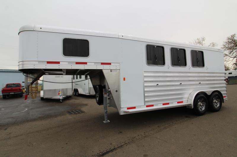 2020 Exiss Express XT Horse Trailer Drop Down Feed Windows All