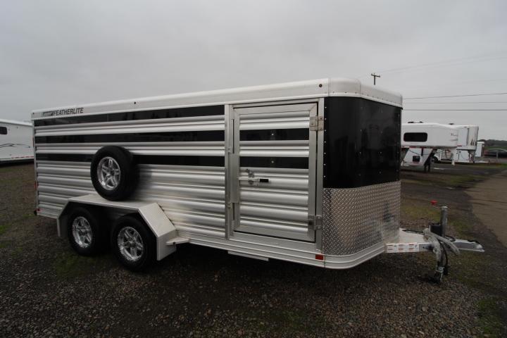 2021 Featherlite 16' Low Pro Stock Trailer with Sliding Gate Rail Livestock Trailer 2021 Featherlite 16' Low Pro Stock Trailer with Sliding Gate Rail Livestock Trailer
