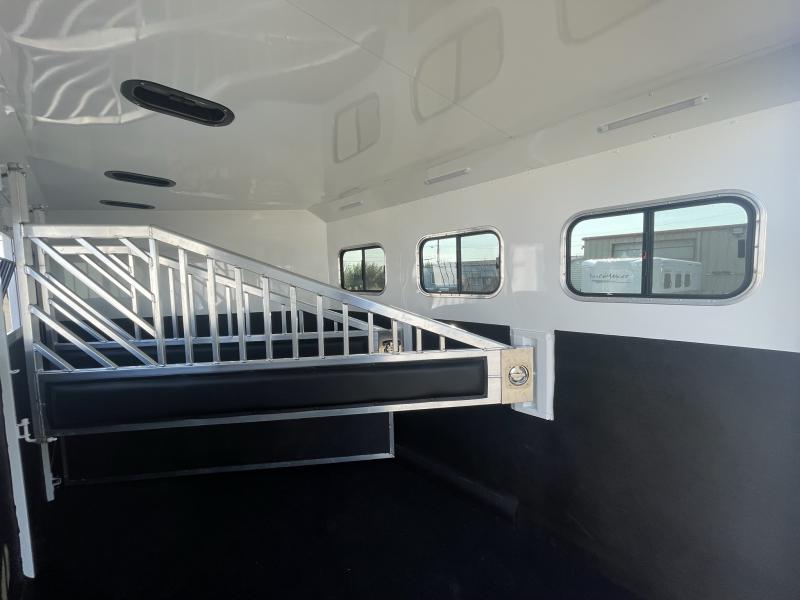 2023 Trails West Sierra II 3 Horse Bumper Pull Warmblood Height