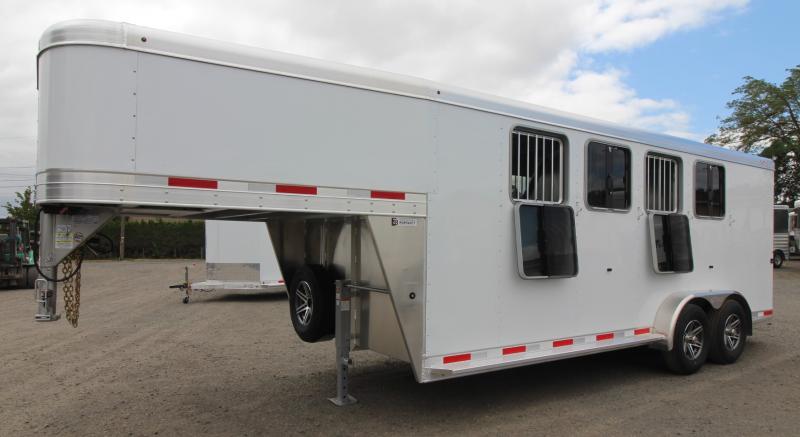 2023 Exiss Express 4 Horse Aluminum Trailer 