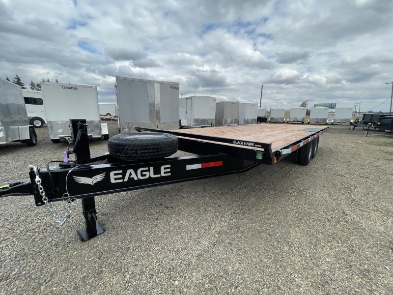 2023 Eagle Trailer Blackhawk Deckover 8.5X20 TA Utility Trailer - 4 - D-rings / Spare Tire Mount - Heavy Duty Ramps 6' - Stake Pockets and Heavy Duty Rub Rail - 2023 Eagle Trailer Blackhawk Deckover 8.5X20 TA Utility Trailer - 4 - D-rings / Spare Tire Mount - Heavy Duty Ramps 6' - Stake Pockets and Heavy Duty Rub Rail -