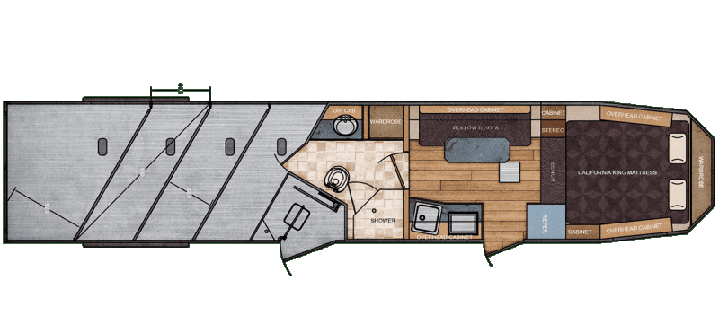 2021 Trails West SIERRA LQ 4HS 13x13 SLIDE OUT - SIDE TACK Horse Trailer 2021 Trails West SIERRA LQ 4HS 13x13 SLIDE OUT - SIDE TACK Horse Trailer