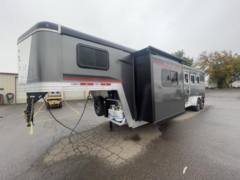 2023 Bison Silverado 3H LQ - REDUCED $2875 - All Aluminum - 7' Wide - 11' Shortwall - Dinette in Slide - Drop Down Head/Tailside Windows - Power Awning - Escape Door and Many More! 2023 Bison Silverado 3H LQ - REDUCED $2875 - All Aluminum - 7' Wide - 11' Shortwall - Dinette in Slide - Drop Down Head/Tailside Windows - Power Awning - Escape Door and Many More!