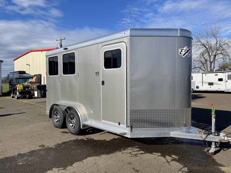 2022 Exiss 720 2 Horse Bumper Pull - Foldable Rear Tack - Drop Down Windows & Bars - Aluminum Padded Dividers - Easy Care Floor 2022 Exiss 720 2 Horse Bumper Pull - Foldable Rear Tack - Drop Down Windows & Bars - Aluminum Padded Dividers - Easy Care Floor
