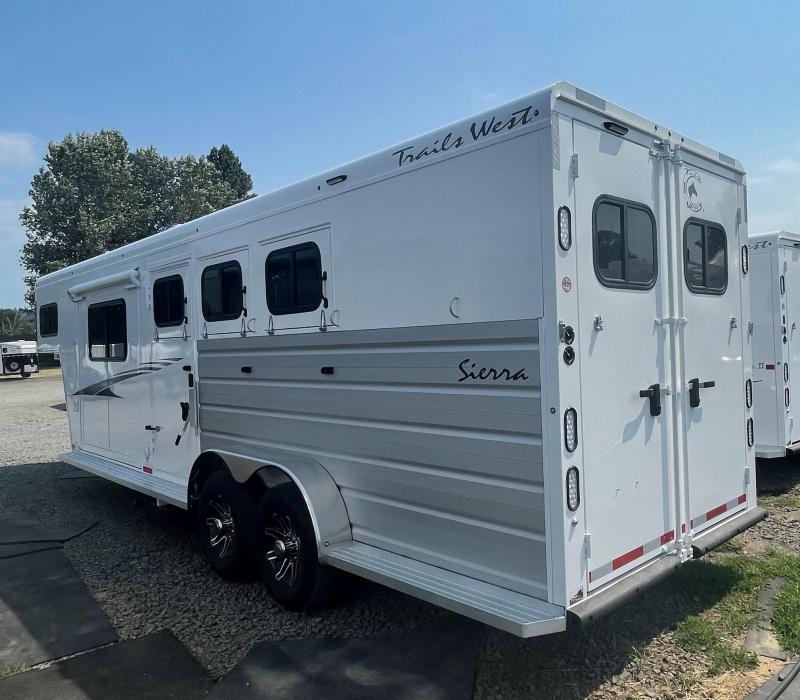 2022 Trails West Sierra LQ 3 Horse 8x13 Slide Out FRT Trailer Near Me