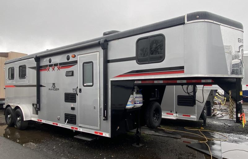 2022 Bison Trailers Ranger 2 Horse 7208 Horse Trailer w/Air Cond. & Power Awning 2022 Bison Trailers Ranger 2 Horse 7208 Horse Trailer w/Air Cond. & Power Awning