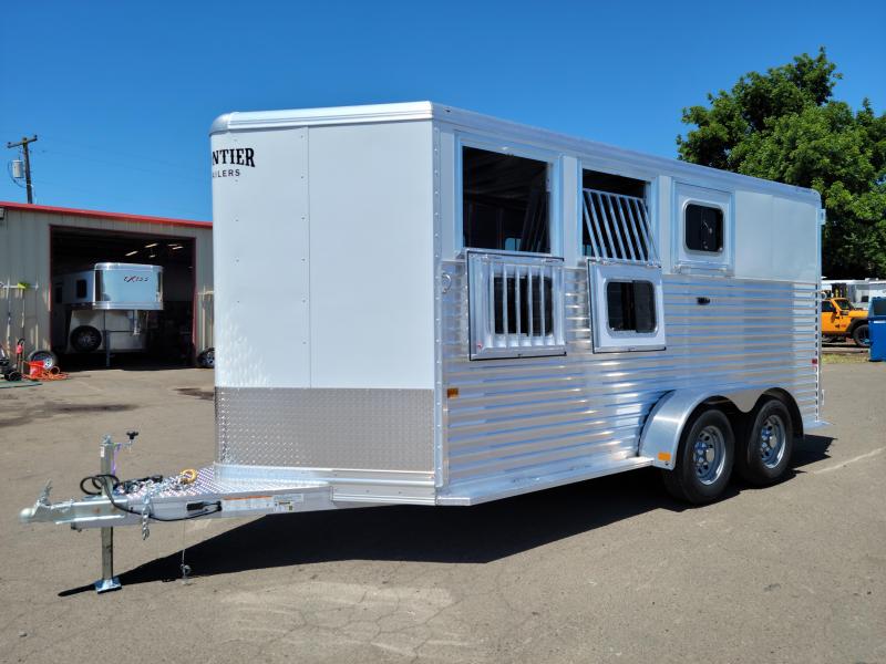 2023 Frontier Strider 3 Horse Bumper Pull - Drop Down Windows & Bars - Swing Out Saddle Rack - Aluminum Padded Dividers 2023 Frontier Strider 3 Horse Bumper Pull - Drop Down Windows & Bars - Swing Out Saddle Rack - Aluminum Padded Dividers