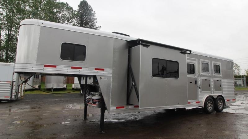 2022 Exiss Endeavor 8310 - 10ft SW Living Quarters with Slide out - 3 Horse Aluminum 8ft Wide Trailer 2022 Exiss Endeavor 8310 - 10ft SW Living Quarters with Slide out - 3 Horse Aluminum 8ft Wide Trailer