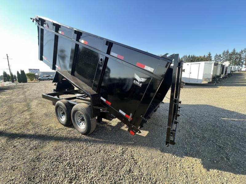 NEW 2023 Eagle 7X14 Raptor Series 14K Dump Trailer 48" Sides Dual