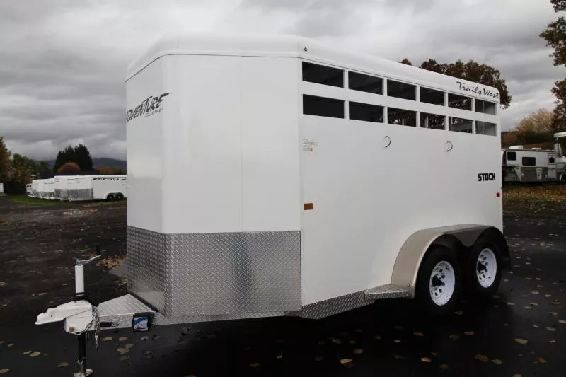 2026 Trails West Adventure II 14' Stock / Stock Combo Trailer