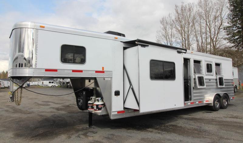 2019 Exiss Escape 7410 - 10'6" Short Wall Living Quarters w/ Slide 4 Horse - Easy Care Flooring - Upgraded Interior PRICE REDUCED $1900 2019 Exiss Escape 7410 - 10'6" Short Wall Living Quarters w/ Slide 4 Horse - Easy Care Flooring - Upgraded Interior PRICE REDUCED $1900