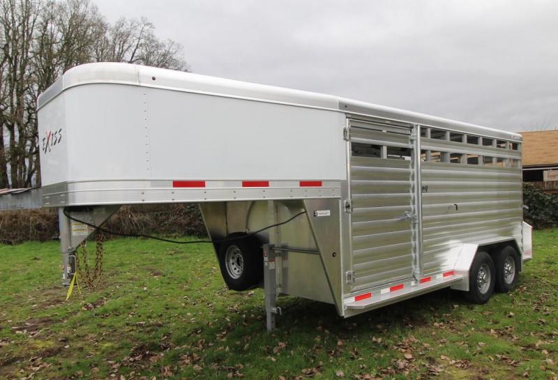 2021 Exiss Trailers STOCK 7016 -16' GN - 7'2" TALL - CENTER GATE Livestock Trailer 2021 Exiss Trailers STOCK 7016 -16' GN - 7'2" TALL - CENTER GATE Livestock Trailer