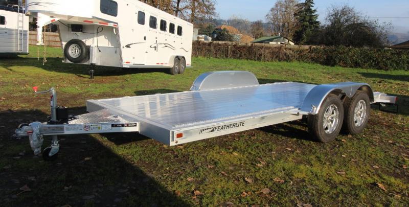 2021 Featherlite 3182 - 16ft FLATBED CAR TRAILER ALL ALUMINUM WITH RAMPS 2021 Featherlite 3182 - 16ft FLATBED CAR TRAILER ALL ALUMINUM WITH RAMPS