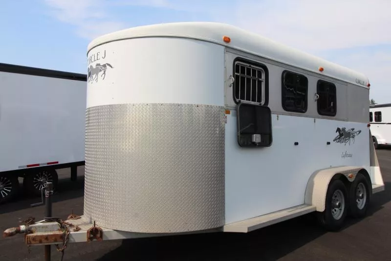 2003 Circle J Trailers Lightning Aluminum 3 Horse Trailer - Water Tank