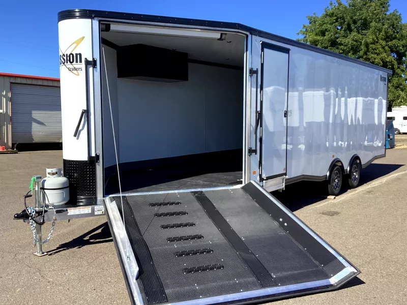 2026 ALCOM Mission All Sport- HEATED-Paddle Grabbers- Ski Guide Track-ALL ALUMINUM! Snowmobile Trailer